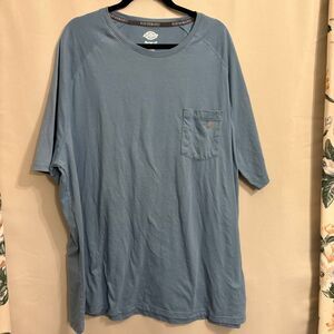 Dickies Temp-iQ Performance T Shirt Mens 4XLT Blue Short Sleeve Workwear Tee